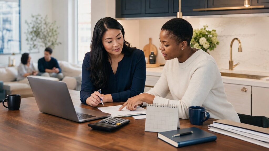 Household employer and caregiver reviewing Canadian payroll responsibilities