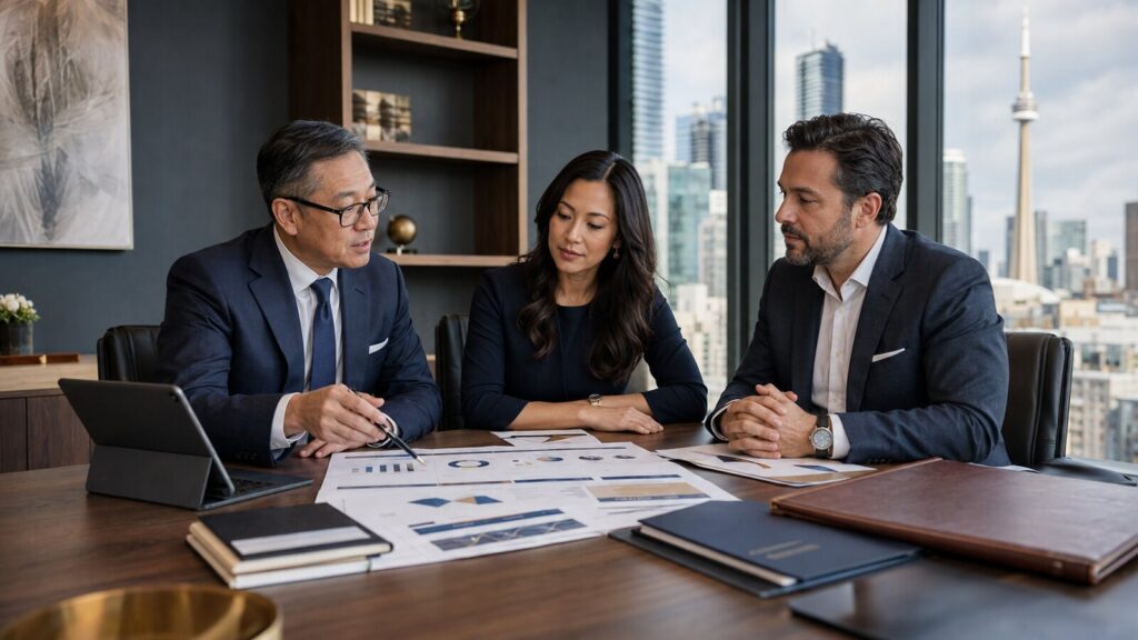 CPA advising private company owners on high-net-worth Canadian tax planning
